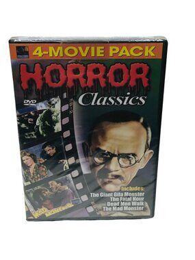 4 Movie Pack Horror Classics New In Package
